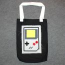 Borsa di stoffa con applicazione - stile Game Boy - borsa di stoffa