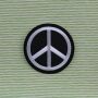 Patch - Peace - Sign black-white