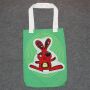 Cloth bag with application - Pirate bunny - Tote bag