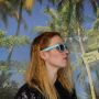 Freak Scene gafas de sol - M - azul claro collar de muelle