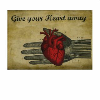 Cartolina - Give your heart away - Henri Banks