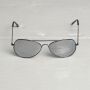 Aviator Sunglasses - M - silver mirrored 02