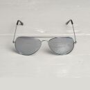 Pilotenbrille - Sonnenbrille - M - silber verspiegelt 03