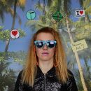 Freak Scene Flip Up Sunglasses - M - blue
