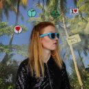 Freak Scene Flip Up Sunglasses - M - blue