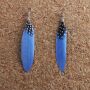 Pendientes con plumas 1 pequeno > azul