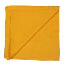 Cotton Scarf - yellow - mandarin - squared kerchief