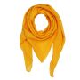 Cotton Scarf - yellow - mandarin - squared kerchief