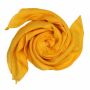Pañuelo de algodón - amarillo - mandarino - Pañuelo cuadrado para el cuello