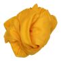 Cotton Scarf - yellow - mandarin - squared kerchief