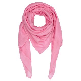 Cotton Scarf - pink - rose - squared kerchief