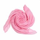 Cotton Scarf - pink - rose - squared kerchief