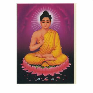 Greeting Card - Lords of India - Buddha - Folding Card