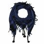 Kufiya - Checked pattern small black - blue - Shemagh - Arafat scarf
