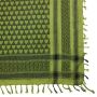 Kefiah - Cuori verde-verde oliva - nero - Shemagh - Sciarpa Arafat