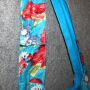 Cloth bag - Floral Design blue-red - Tote bag