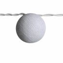 Light chain ball - Cocoon - white