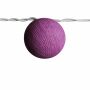Light chain ball - Cocoon - purple light