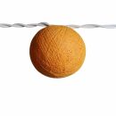 Light chain ball - Cocoon - orange light