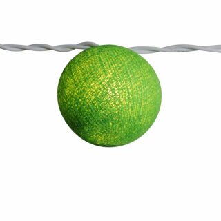 Light chain ball - Cocoon - green