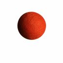 Lichterkettenkugel - Cocoon Kugel - orange dunkel