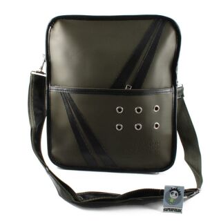 70s Shoulder bag - S-7008 - green-olive-black - Sling bag