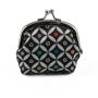 70s Up Purse Small clip - Pattern, dots and flowers - Money pouch