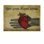 Postcard - Give your heart away - Henri Banks