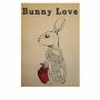 Postcard - Bunny Love - Henri Banks