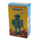 Robot - Robot de hojalata - Mechanical Robot - azul claro - Juguete de lata