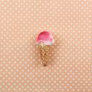 Insignia - helado - helado de barquillo - broche
