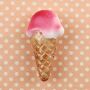 Pin - ice-cream cone - badge