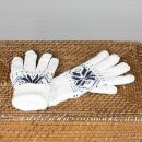 Fingerhandschuhe mit Muster - weiß - Handschuhe