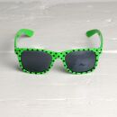 Freak Scene Sonnenbrille - L - Punkte grün-schwarz