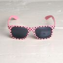 Freak Scene Sonnenbrille - L - Punkte rosa-schwarz