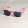 Freak Scene Sonnenbrille - L - Punkte rosa-schwarz