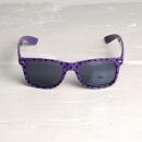 Freak Scene gafas de sol - L - con puntos lila-negro