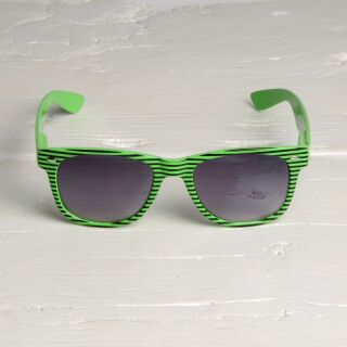 Freak Scene Sunglasses - M - Stripes green-black