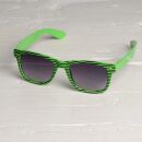 Freak Scene gafas de sol - M - a rayas verde-negro