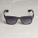 Freak Scene gafas de sol - M - a rayas gris-negro