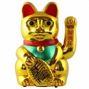 Gatto della fortuna - Gatto cinese - Maneki neko - 30 cm - oro