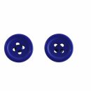 Earrings - Button - blue