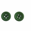 Earrings - Button - small - green