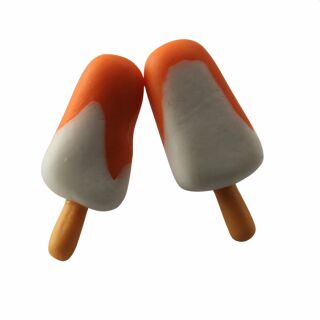Earrings - Ice Lolly - orange