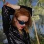 3D Glasses with curved temples