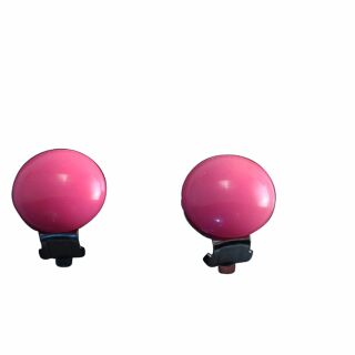 Ear Clips - Round - pink
