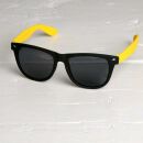 Freak Scene Sonnenbrille - L - schwarz-gelb