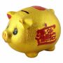Savings box - Lucky pig gold medium