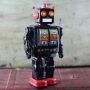 Roboter - Electron Robot - schwarz - Blechroboter