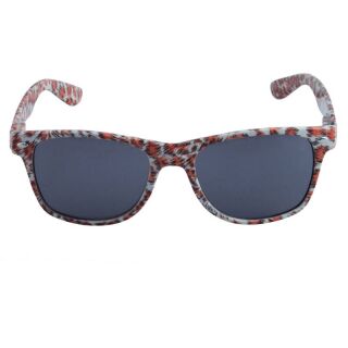 Freak Scene Sonnenbrille - L - Leopardmuster orange-weiß